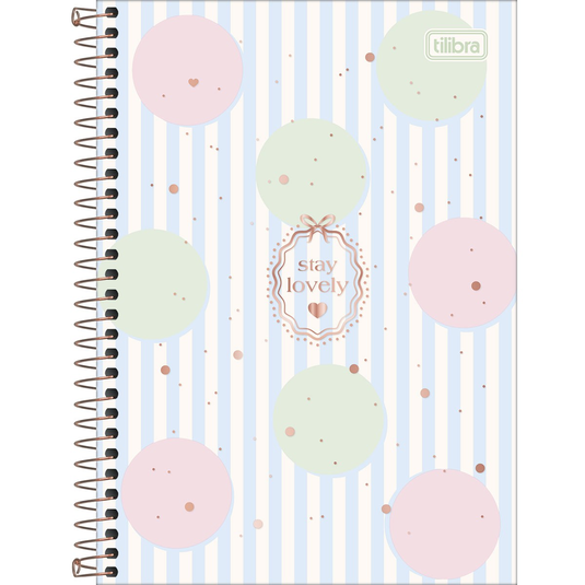 Caderno Espiral Capa Dura Tilibra Soho 1/4 - 80 Folhas