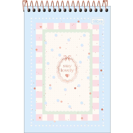 Caderno Espiral Capa Dura Tilibra Soho 1/4 - 80 Folhas