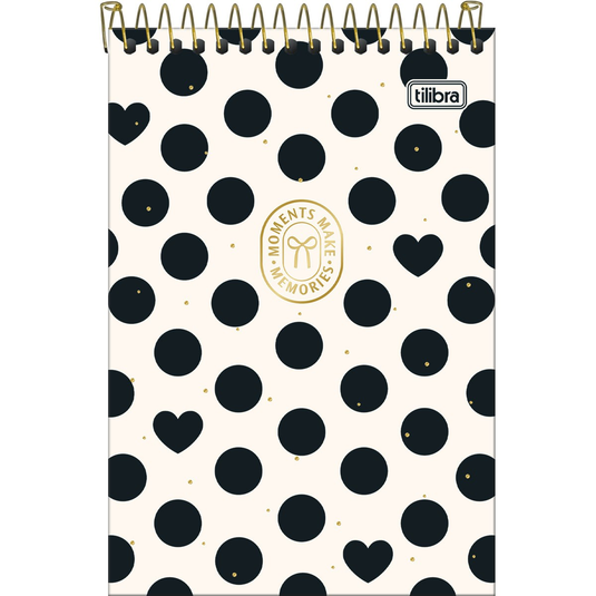 Caderno Espiral Capa Dura Tilibra West Village 1/4 - 80 Folhas