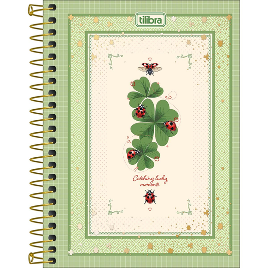 Caderneta Espiral Capa Dura Tilibra Scarlet 1/8 - 80 Folhas