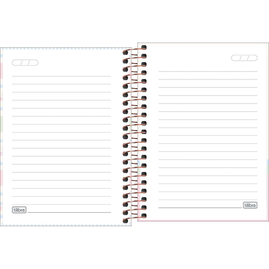Caderneta Espiral Capa Dura Tilibra Soho 1/8 - 80 Folhas