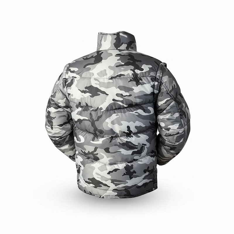 JAQUETA ARIZONA RACING CAMUFLADA TRADICIONAL CINZA