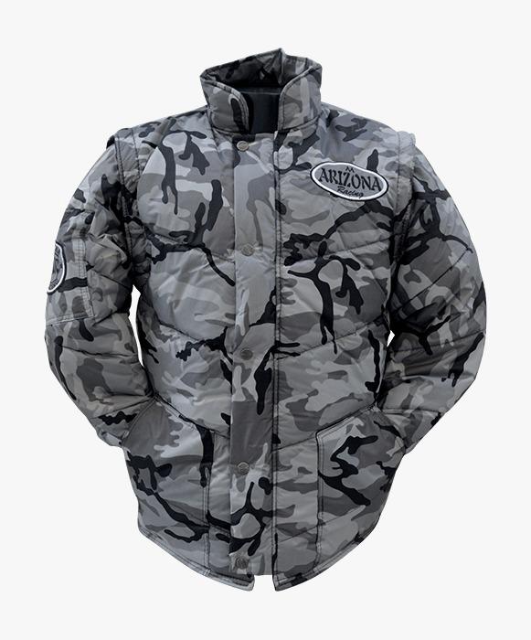 JAQUETA ARIZONA RACING CAMUFLADA REFLETIVA CINZA