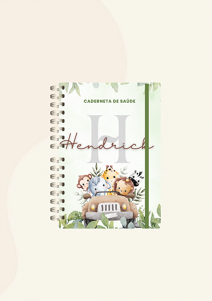 Caderneta de saúde Personalizada (Arte sob medida) - Edição completa