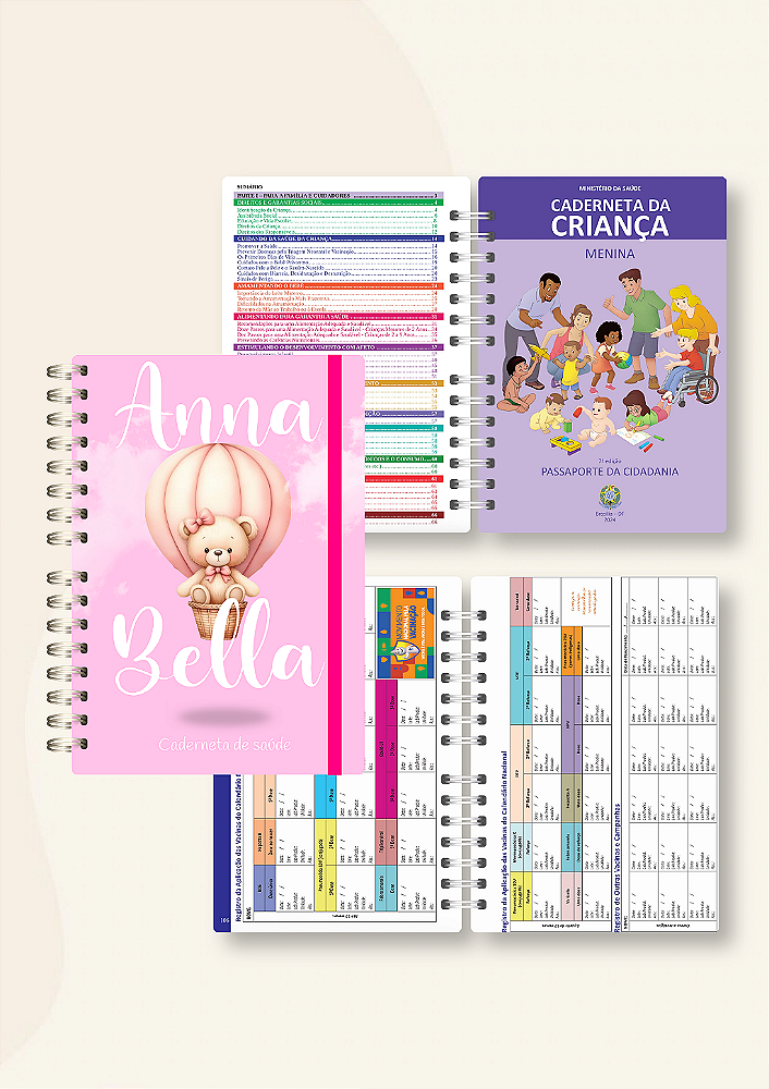 Caderneta de saúde Personalizada (Arte sob medida) - Edição completa