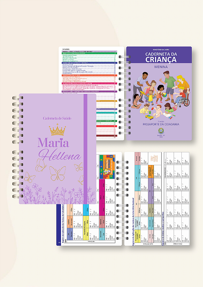 Caderneta de saúde Personalizada (Arte sob medida) - Edição completa