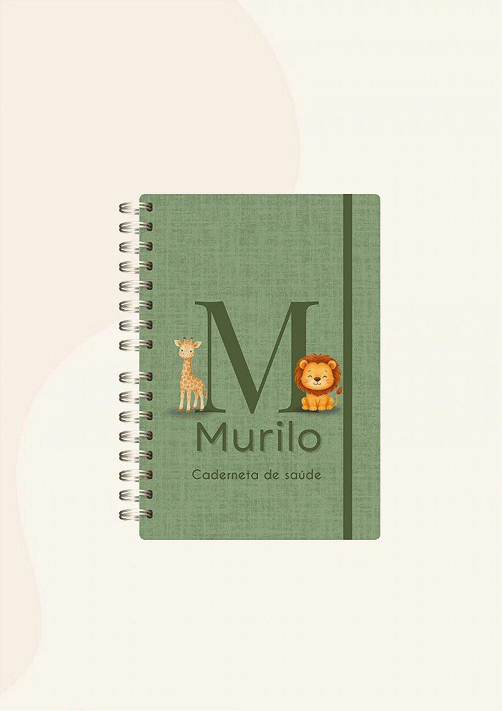 Caderneta de saúde Personalizada (Arte sob medida) - Edição completa