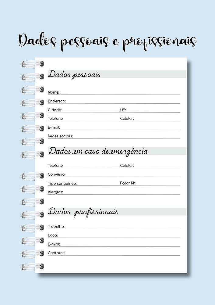Agenda - Personalizada