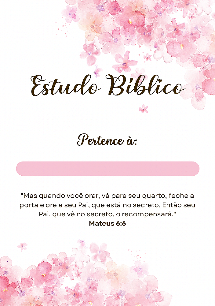 Devocional - “Meu Secreto com Deus”