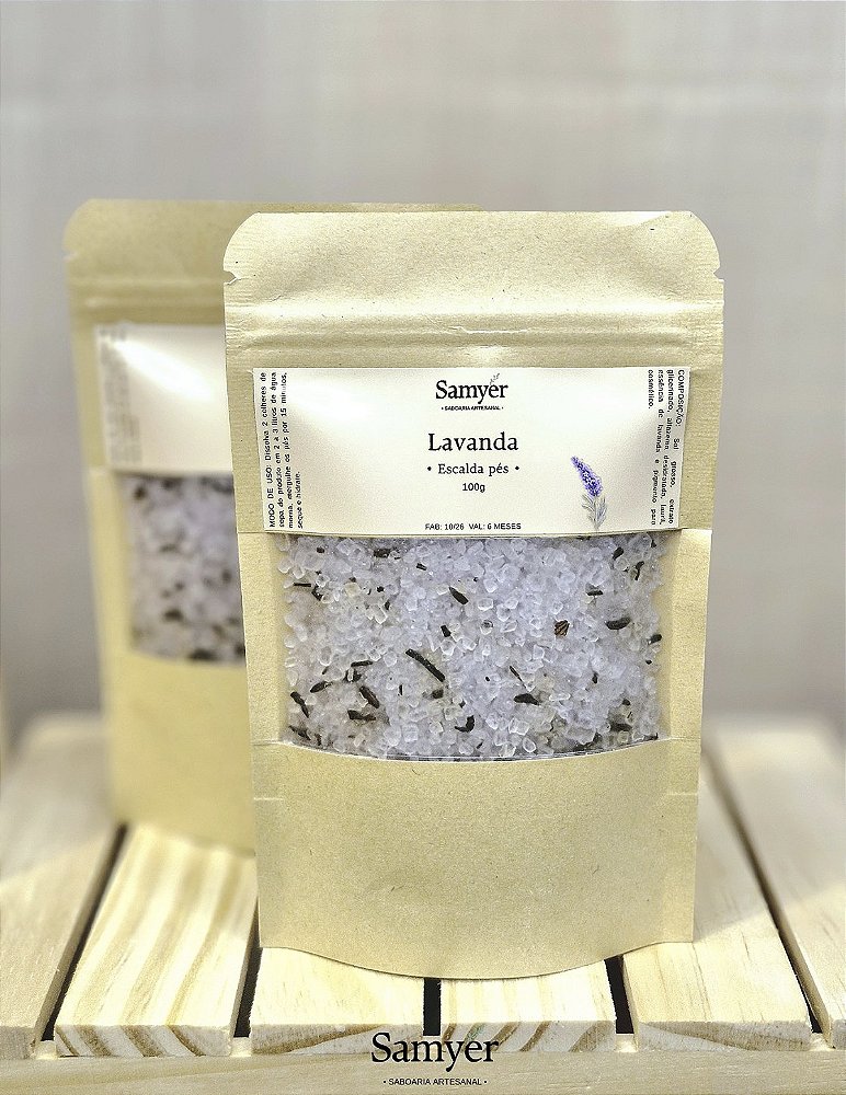 Escalda Pés de Lavanda