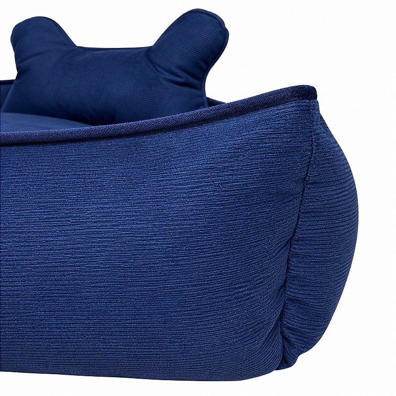 Cama Pet Suede Premium Impermeavel Pequena Cor:Azul