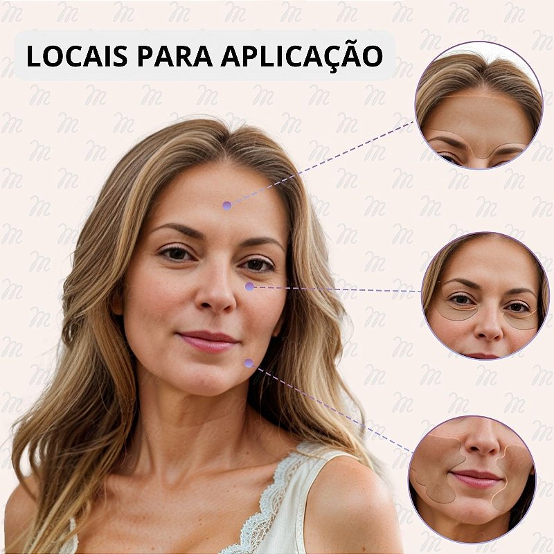 Adesivos Anti Rugas para Rosto Modelo:9 Peças