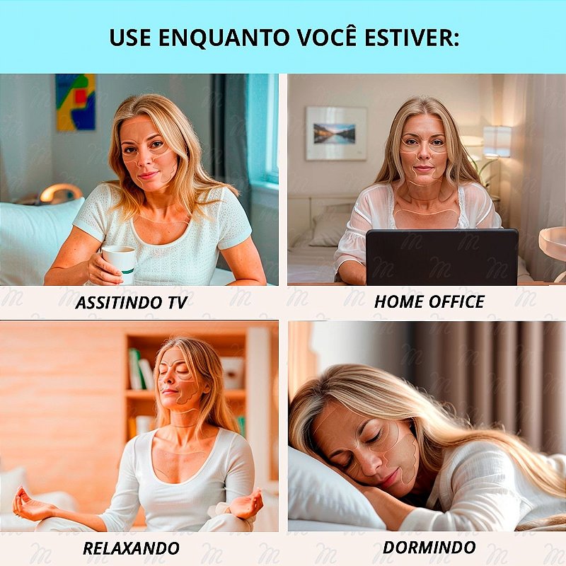Adesivos Anti Rugas para Rosto Modelo:9 Peças