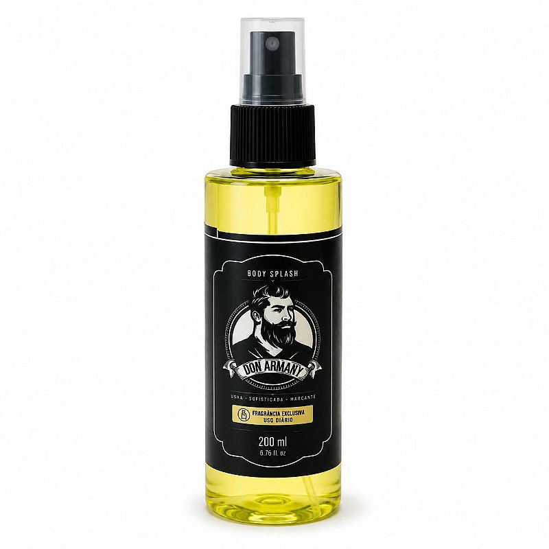 Kit Don Armany Completo – Body Splash 200ml + Balm Barba & Rosto 110g + Matte Pl