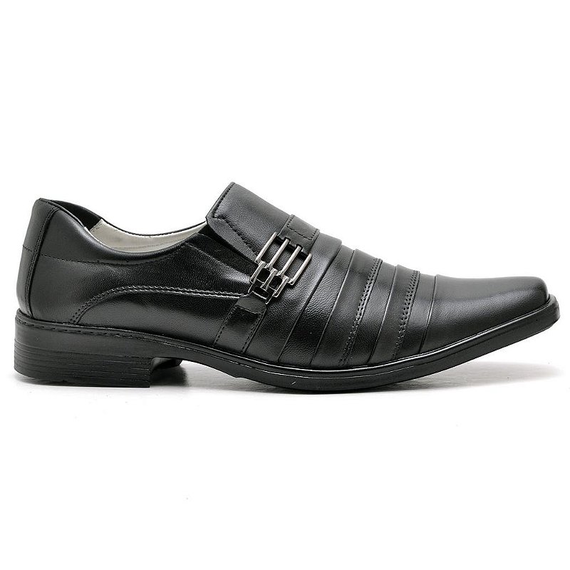 Sapato Conforto Couro Masculino  010