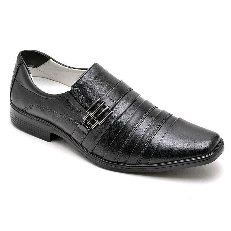 Sapato Conforto Couro Masculino  010