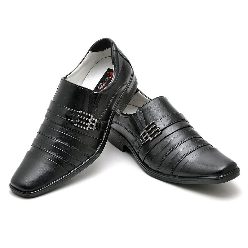 Sapato Conforto Couro Masculino  010