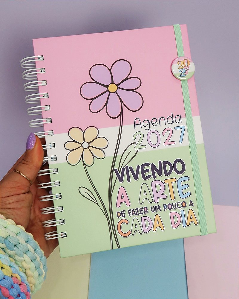 Agenda Personalizada 400 Páginas 2027 - Coleção Collors