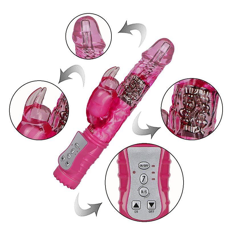 Vibrador Rotativo - 7 Vibrações com Rotação 360º - Recarregável - SI | Explore novas sensações
