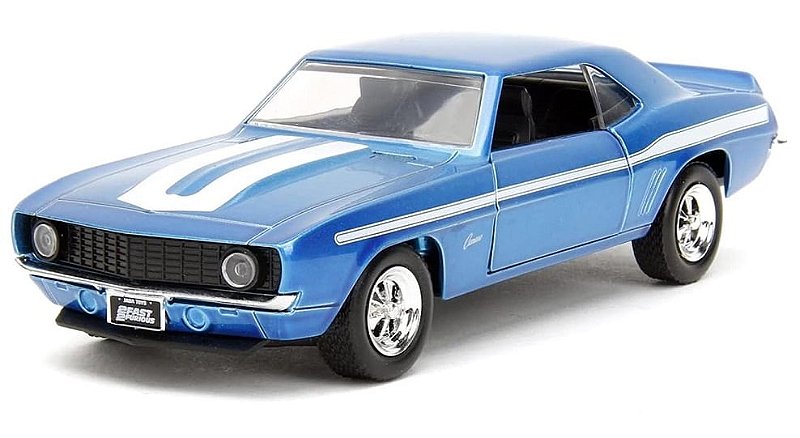 chevrolet camaro 1969 azul Fast And Furious Jada Toys 1/32