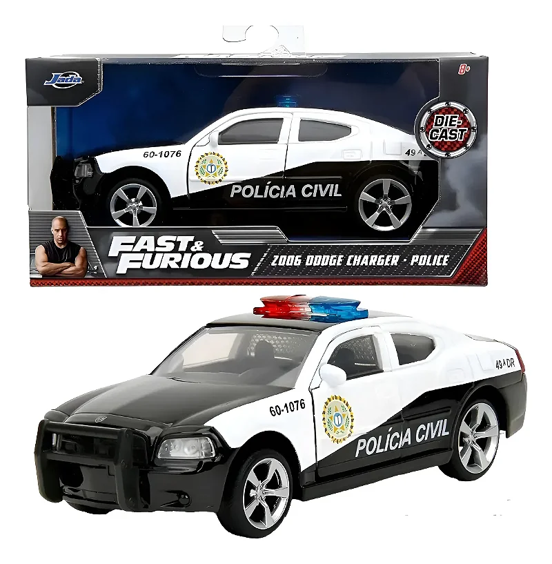 Dodge Charger Police 2006 Fast And Furious Jada Toys 1/32