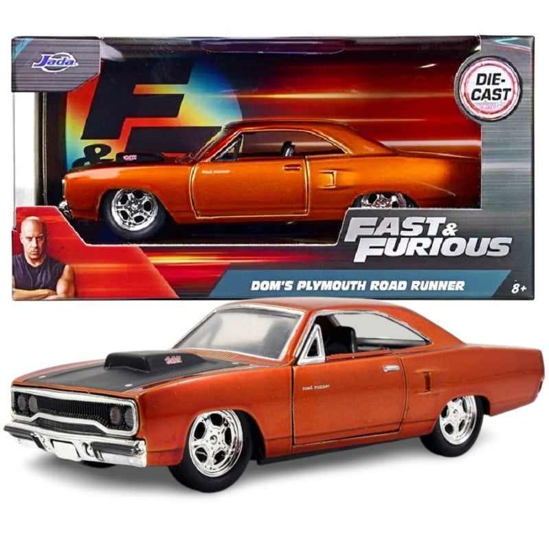 Dom"s 70 Plymouth Road Runner Fast And Furious Jada Toys 1/32