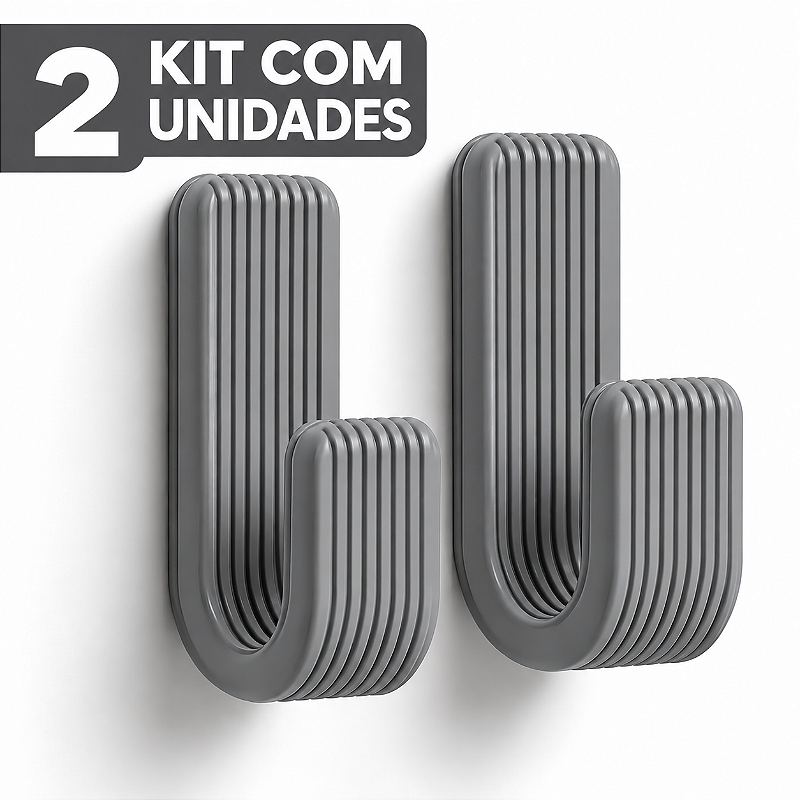 kit 2 gancho Gancho de parede banheiro usso diverso em parede com dupla face