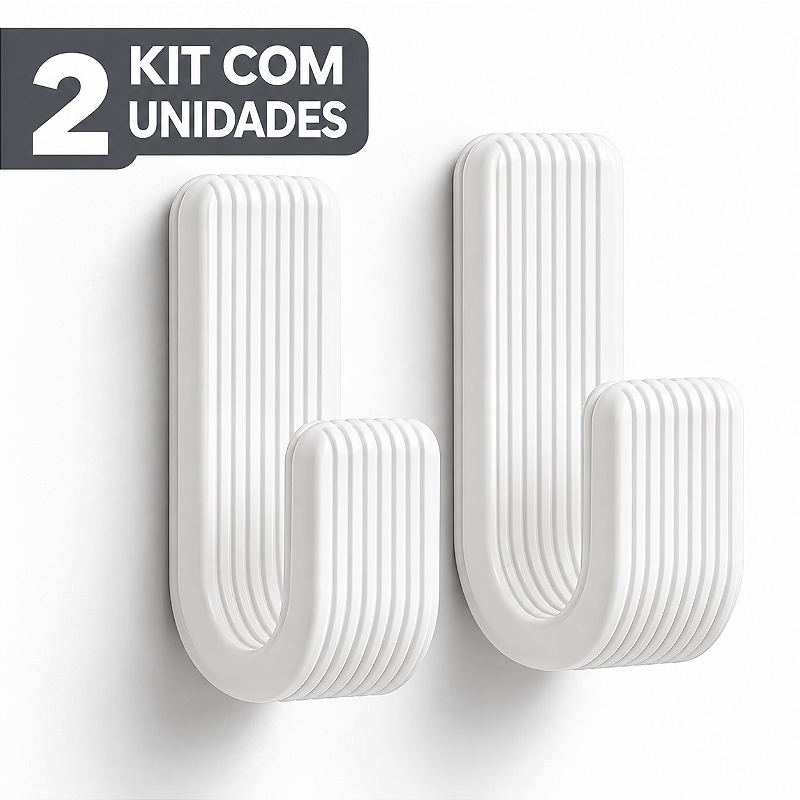 kit 2 gancho Gancho de parede banheiro usso diverso em parede com dupla face