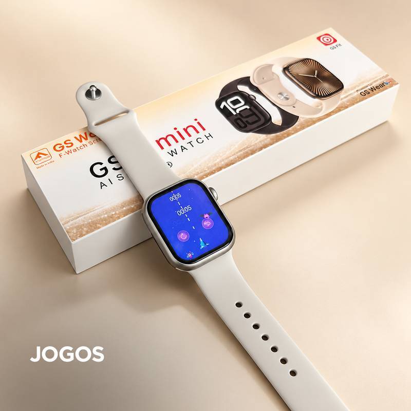 Smartwatch GSWEAR GS10 Mini 41mm Tela 1,75” IPS, Ligações, Ilha Dinâmica e IP67