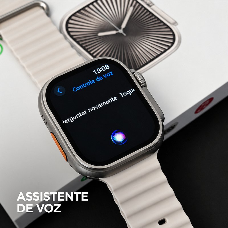 Smartwatch Microwear Ultra U3W 49mm Tela HD 2,2”, 1GB de Memória, WhatsApp por Voz e IP68