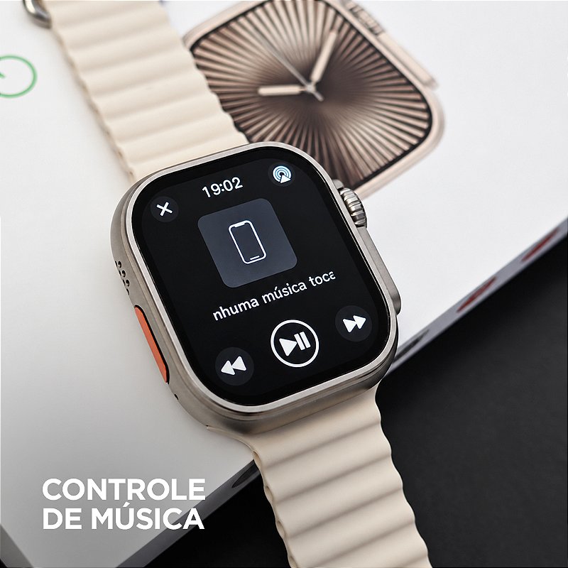 Smartwatch Microwear Ultra U3W 49mm Tela HD 2,2”, 1GB de Memória, WhatsApp por Voz e IP68