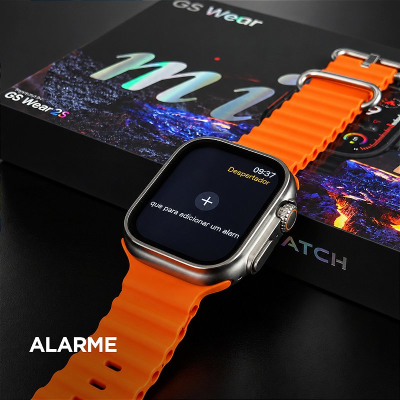 Smartwatch GS10 Ultra Mini 41mm GSWEAR – Série 10, Chamadas Bluetooth e Tela TFT