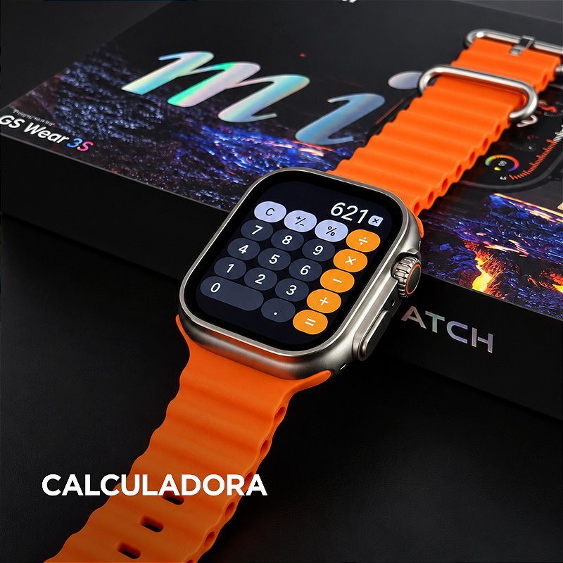 Smartwatch GS10 Ultra Mini 41mm GSWEAR – Série 10, Chamadas Bluetooth e Tela TFT