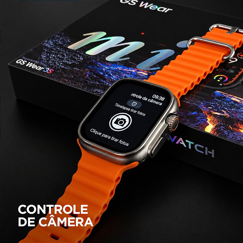 Smartwatch GS10 Ultra Mini 41mm GSWEAR – Série 10, Chamadas Bluetooth e Tela TFT
