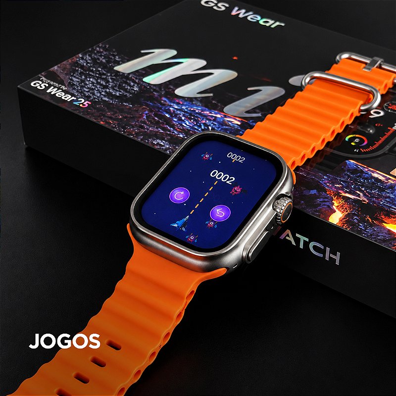 Smartwatch GS10 Ultra Mini 41mm GSWEAR – Série 10, Chamadas Bluetooth e Tela TFT