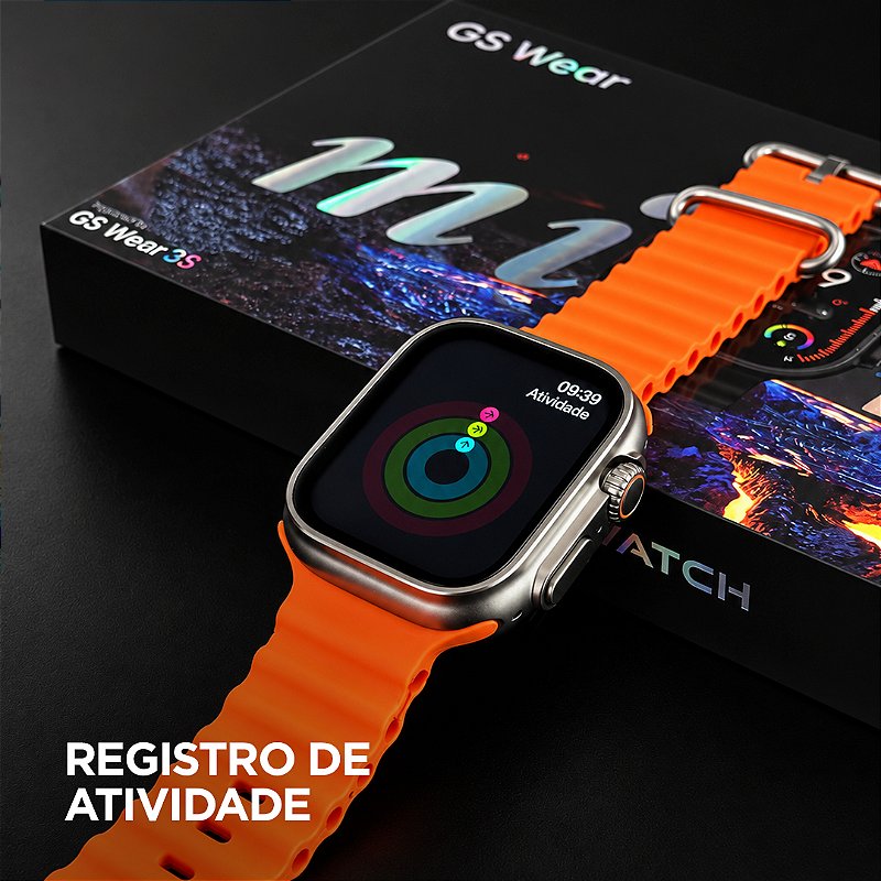 Smartwatch GS10 Ultra Mini 41mm GSWEAR – Série 10, Chamadas Bluetooth e Tela TFT