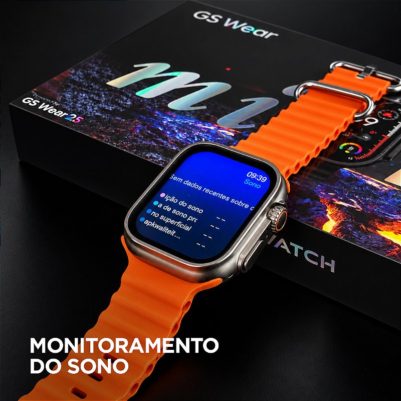 Smartwatch GS10 Ultra Mini 41mm GSWEAR – Série 10, Chamadas Bluetooth e Tela TFT