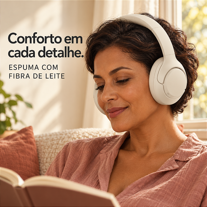 WEARZONE WZ08 | ANC -43 dB | SOM IMERSIVO | BLUETOOTH 5.4 | ATÉ 60 HORAS