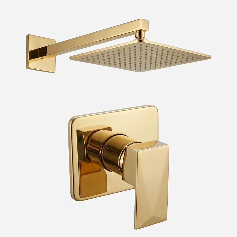 Hidrica Kit Chuveiro Deluxe 20x20 Inox Com Monocomando