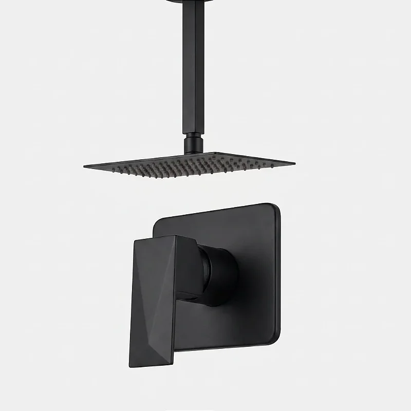 Hídrica Metais Kit Chuveiro Deluxe Inox 20x20 Monocomando