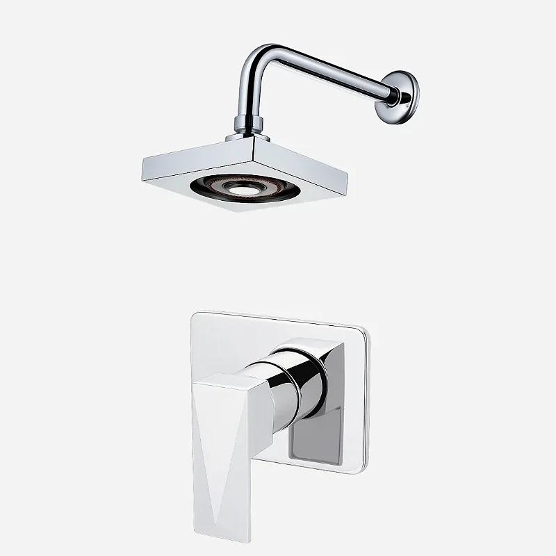 Hidrica Kit Ducha Hydropulse Square e Acabamento Diamante