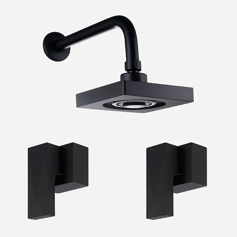 Hídrica Kit Ducha Autolimpante Square e Acabamentos Diamante