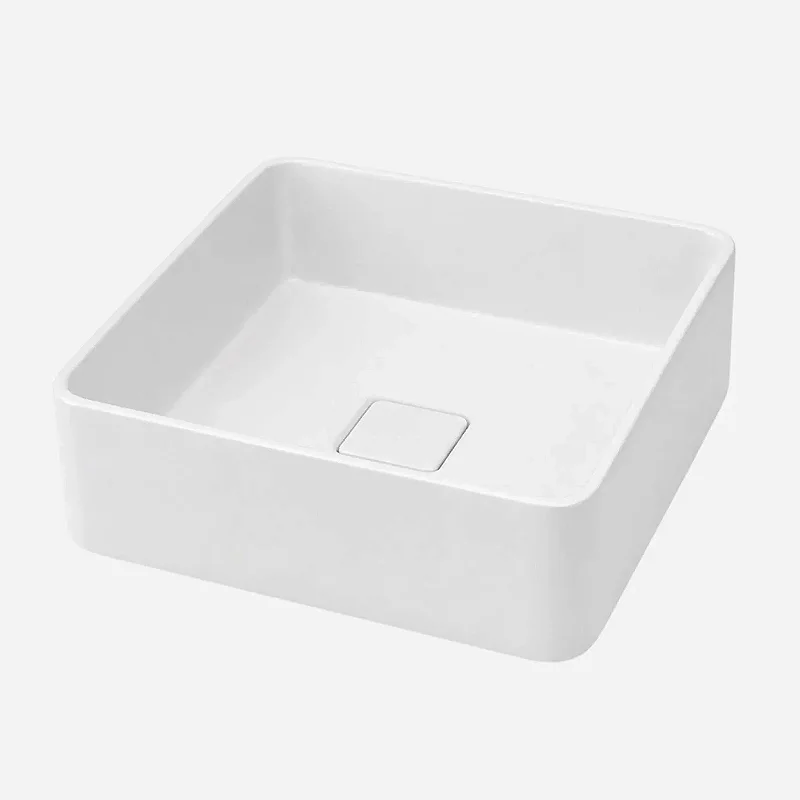 Hídrica Metais Cuba de Apoio Belagio 40x39cm Branco