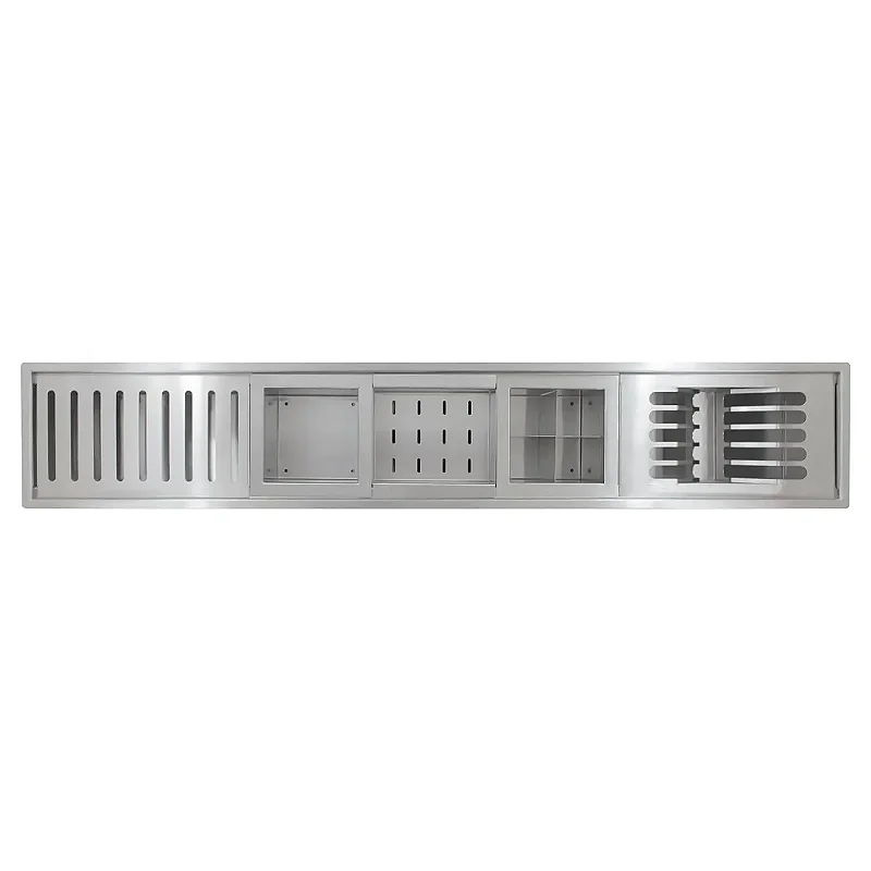 Hídrica Calha Úmida Inox Lux 105x16 Escovado
