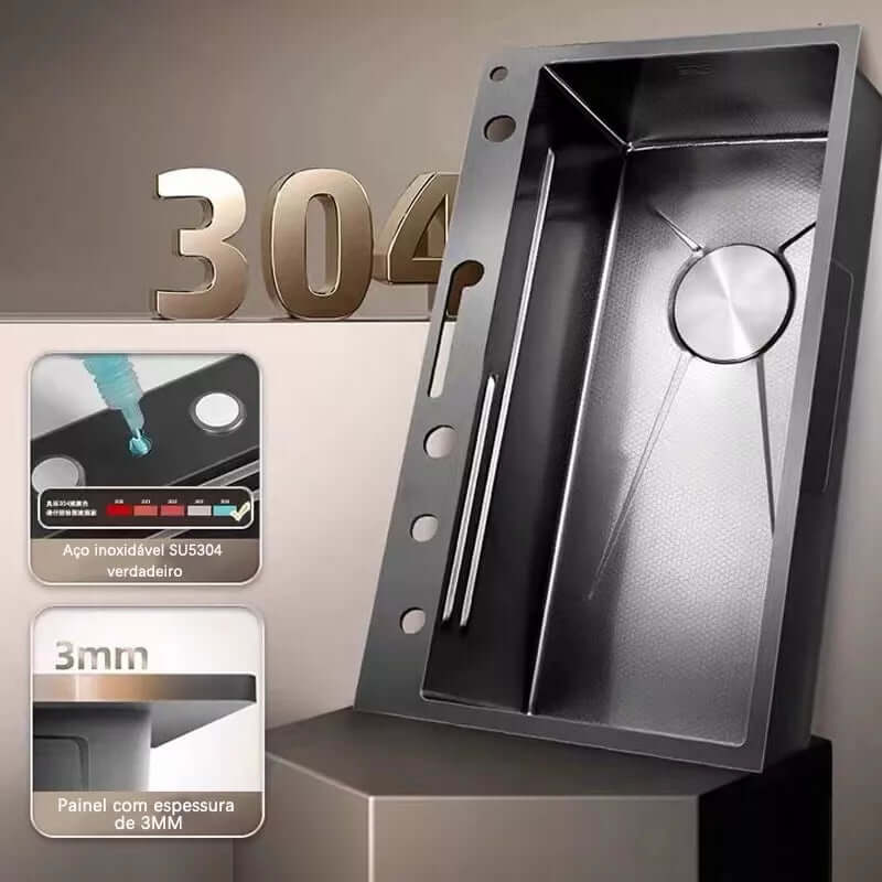 Hídrica Cuba de Cozinha Smart 2.0 Inox