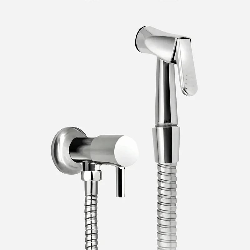 Ducha Higiênica Hídrica Completa 100% Metal 1/4 de Volta