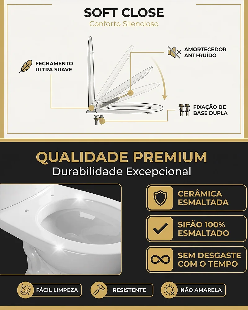 Vaso Sanitário Hídrica Monobloco Linea Jato Plus