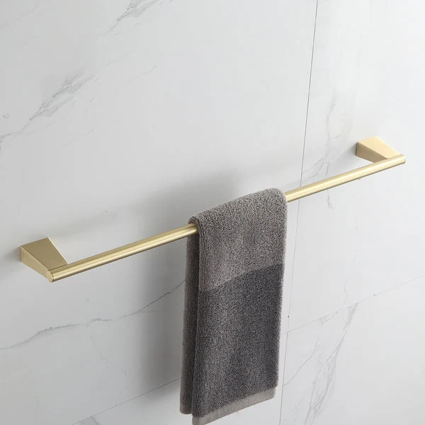 Hidrica Metais Kit Penduradores Minimal Dourado 4 Peças