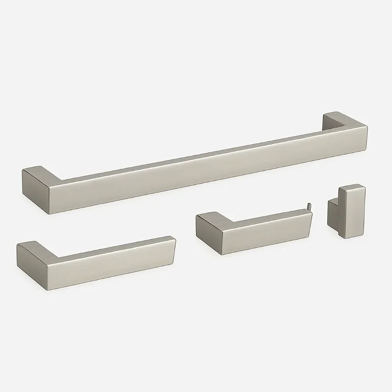 Hídrica Metais Kit Acessórios Banheiro Rounded Aço Inox 304