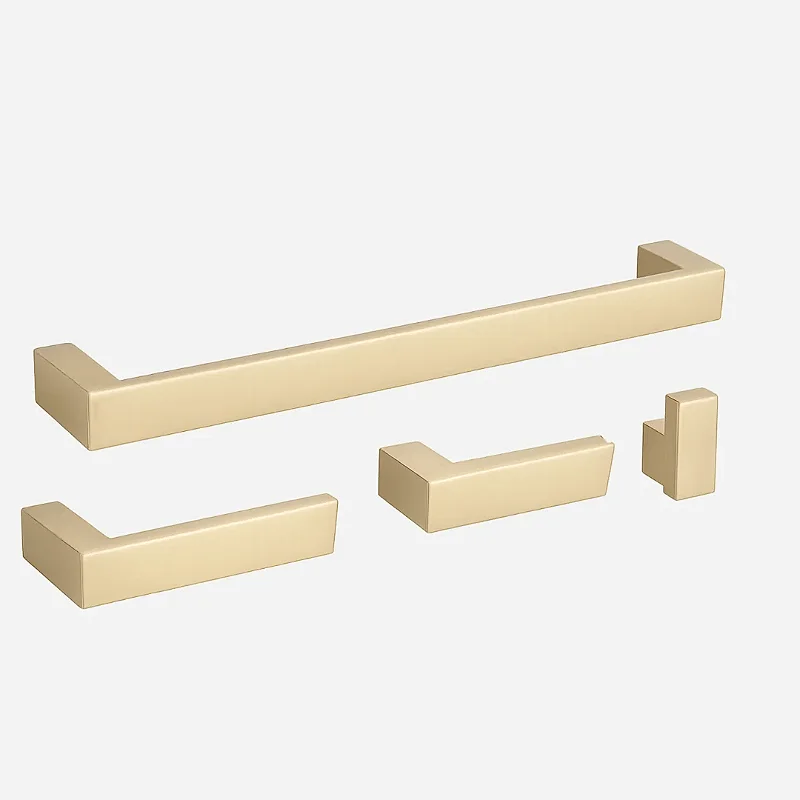 Hídrica Metais Kit Acessórios Banheiro Rounded Aço Inox 304